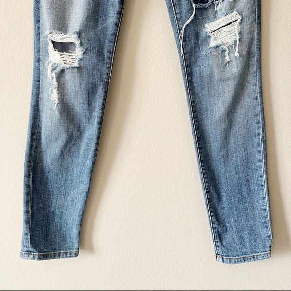 Current/Elliott The Stiletto Skinny Jeans Vintage NY Repair Medium Wash Size 27 - Picture 6 of 12